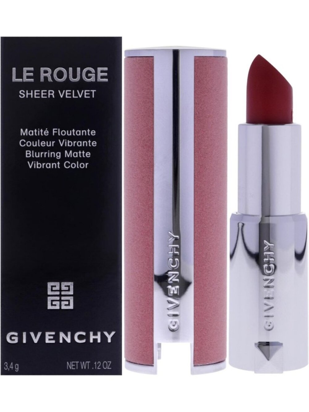 Sheer Velvet Matte Lipstick - N36 L Interdit - Long-lasting, Hydrating Color